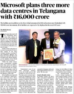 New Microsoft Data Center in Hyderabad