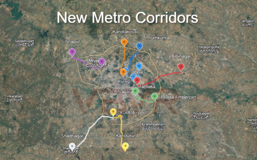 New Metro Corridor Map